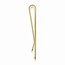 Gold-plated Money Clip with Lines and Bottom Rectangle