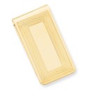 Gold-plated Patterned Border Money Clip