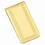 Gold-plated Polished with Engraveable Area Money Clip