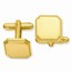 Gold-plated Square Beaded Cuff Links