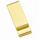 Gold-plated Stainless Steel Double Fold Money Clip