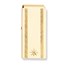 Gold-plated Star Cut .001ct Diamond Hinged Money Clip