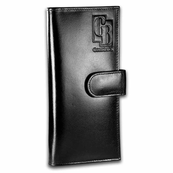 Goldback Leather Wallet - Black Goldback Leather Wallet - Black
