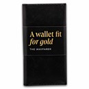 Goldback Leather Wallet - The Wayfarer (Black)
