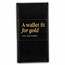 Goldback Leather Wallet - The Wayfarer (Black)