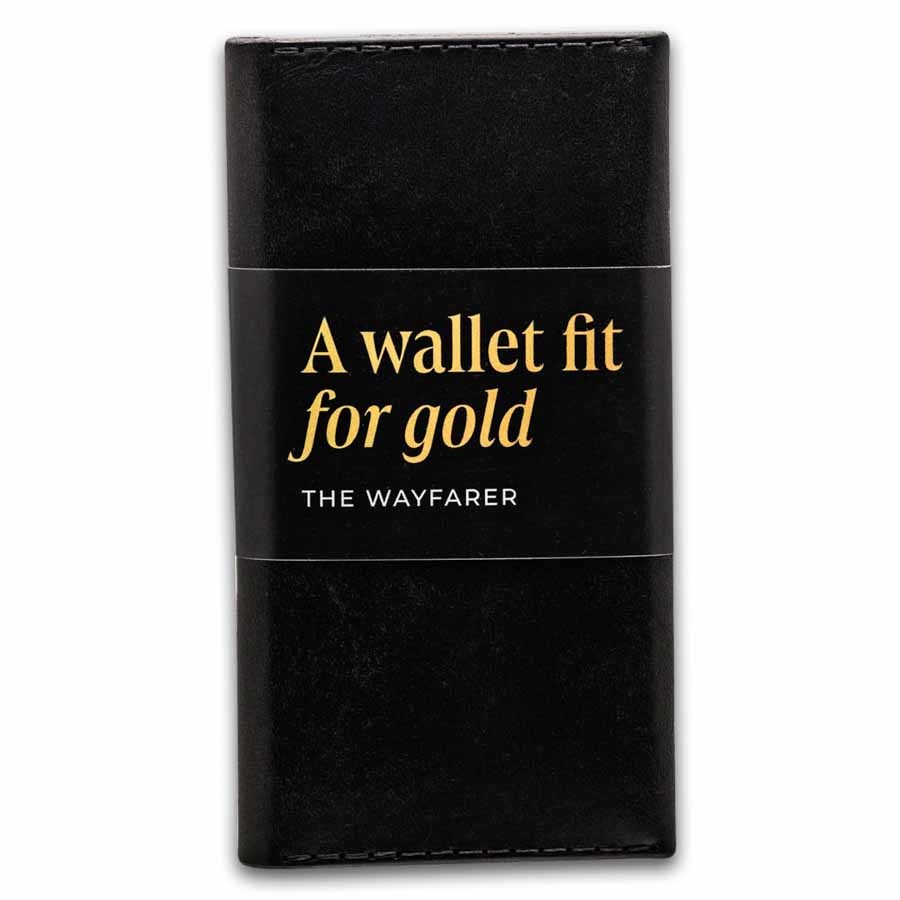 Goldback Leather Wallet - The Wayfarer (Black)