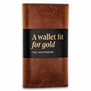 Goldback Leather Wallet - The Wayfarer (Brown)