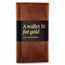 Goldback Leather Wallet - The Wayfarer (Brown)