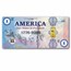 Goldnote® 1 Gram .9999 Gold Bar Note 250 Years of Freedom
