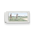 Golfers Hinged Money Clip