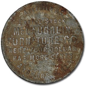 Good For $1.00 Token McLaughlin Ardmore, Oklahoma AU Detail Good For $1.00 Token McLaughlin Ardmore, Oklahoma AU Detail