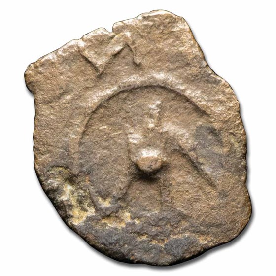 Governors of Judaea AE Prutah 26-36 AD Pontius Pilate Avg Circ Governors of Judaea AE Prutah 26-36 AD Pontius Pilate Avg Circ