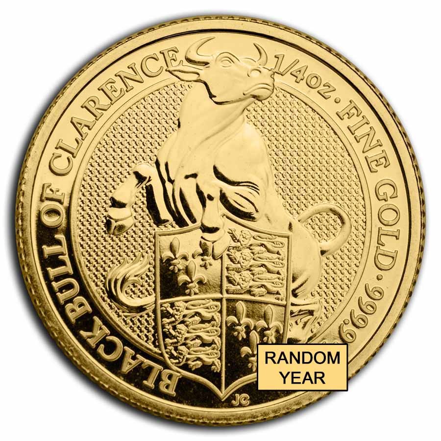 Great Britain 1/4 oz Gold Queen's Beasts Proof (Random Year)
