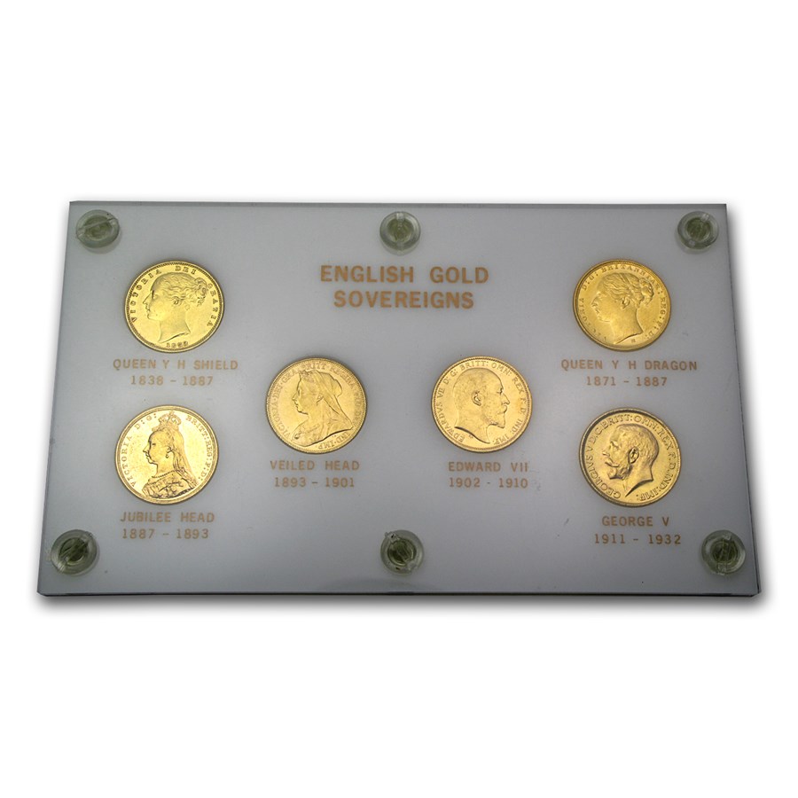 Great Britain 6-Coin Sovereign Set (Random Year)