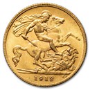 Great Britain Gold Half Sovereign (Random) BU