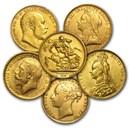 Great Britain Gold Sovereign Coins (Random) AU