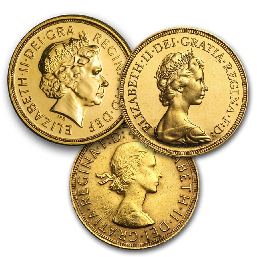Great Britain Gold Sovereign Coins (Random) Avg Circ
