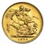 Great Britain Gold Victoria Sovereign Coins (Random) Avg Circ