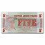 Great Britain Military 5-Note Set