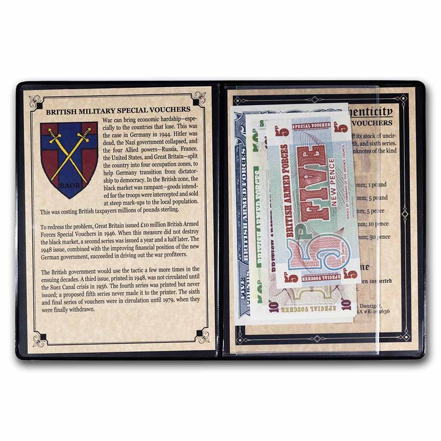 Great Britain Military 5-Note Set