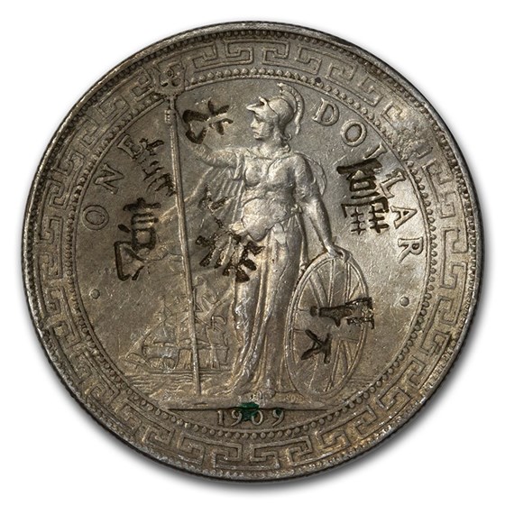 Great Britain Silver Trade Dollar XF (Chopmarks) Great Britain Silver Trade Dollar XF (Chopmarks)