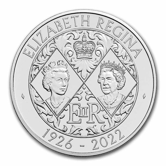 Buy Great Britain The Queen Elizabeth II Memorial 2Coin Set APMEX