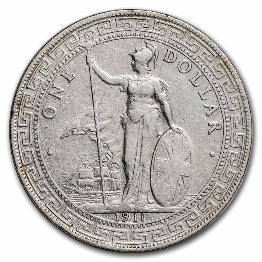 Great Britain Trade Dollars VF (ASW .780, Random Dates)