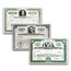 Great Corporations of the U.S. Collection - 11 Stocks + 3 Prints
