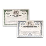 Great Corporations of the U.S. Collection - 11 Stocks + 3 Prints
