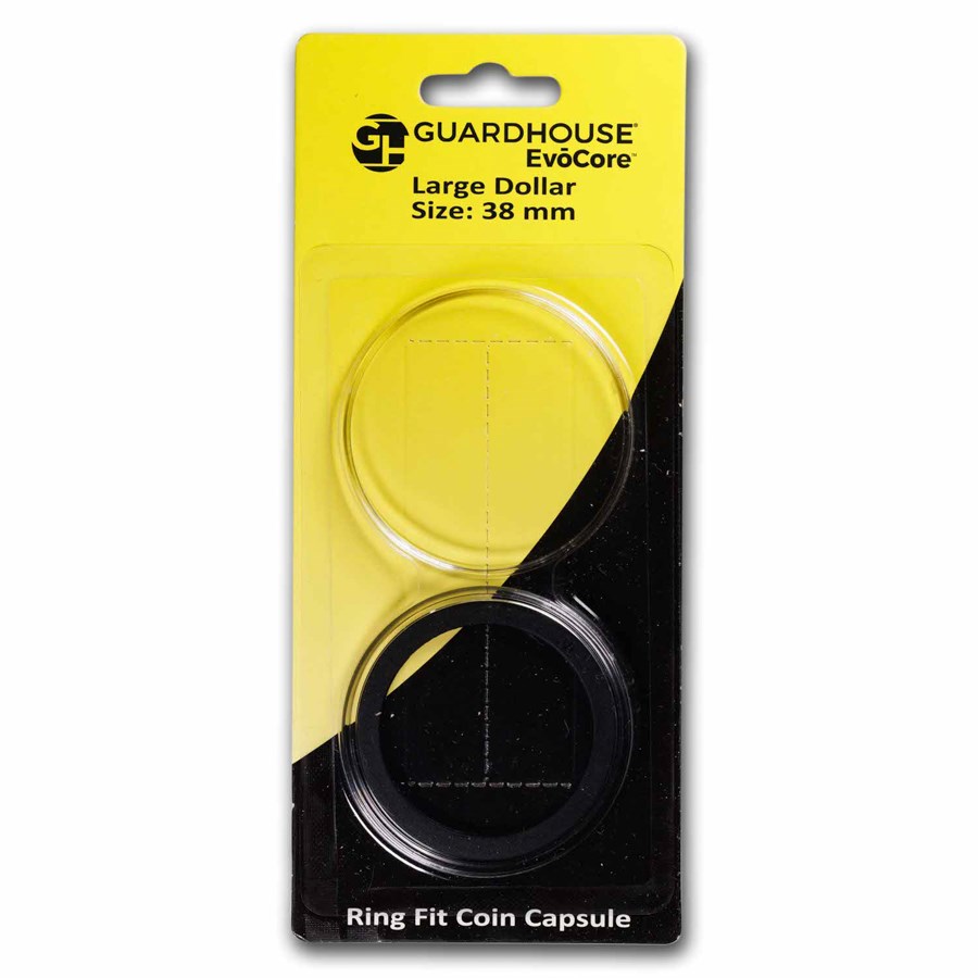 Guardhouse Coin Capsule w/Black Gasket - 38 mm