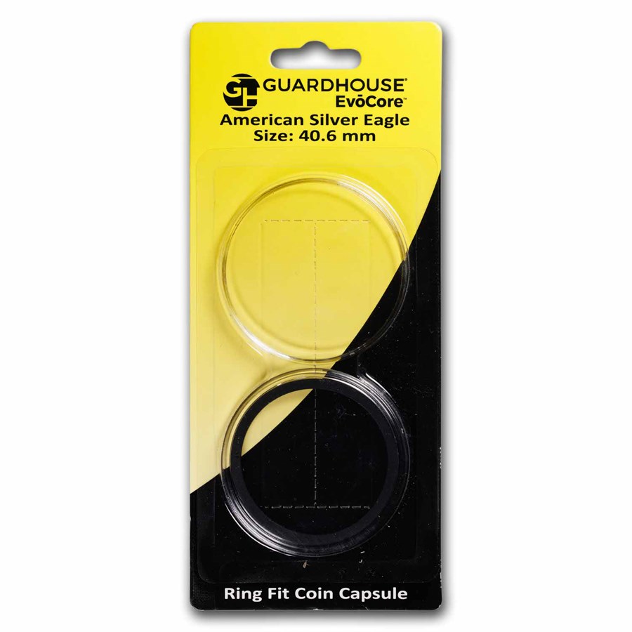 Guardhouse Coin Capsule w/Black Gasket - 40 mm