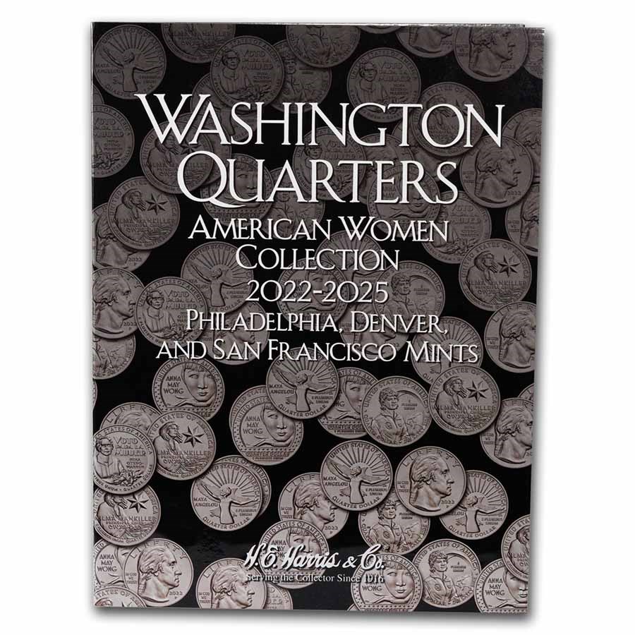 H.E. Harris Folder - American Women Quarters P, D & S