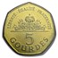 Haiti 5 Cents - 5 Gourdes 5-Coin Set BU