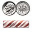 Happy Holidays - 90% Silver Coins - $5 Face Value Roll - Dimes