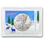 Harris Holder #1673 - Happy Holidays Deer in Snow (Silver Eagle)