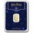 Harry Potter 1/2 gram Gold Bar Harry Potter 25th Anniversary MTB