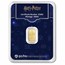 Harry Potter 1/2 gram Gold Bar Harry Potter 25th Anniversary