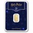 Harry Potter 1/2 gram Gold Bar Harry Potter 25th Anniversary