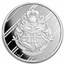 Harry Potter 1 oz Silver Houses; Gryffindor BU