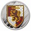 Harry Potter 1 oz Silver Houses; Gryffindor Colorized with TEP