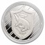 Harry Potter 1 oz Silver Houses; Hufflepuff BU