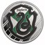 Harry Potter 1 oz Silver Houses; Slytherin Colorized with TEP