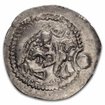 Hephthalites (White Huns) Silver AR Drachm (457-484 AD) VG-XF