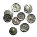 Himyarites AR Silver Denarius (c. 1st century BC) VF