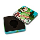 Holiday Tin Gift Box - Christmas Tree Star Santa (Single Coin)