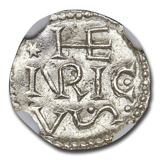 Hungary AR Denar King Emeric (1196-1204 AD) MS-62 NGC Hungary AR Denar King Emeric (1196-1204 AD) MS-62 NGC