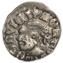 Hungary Denar Silver Ludwig I VF (1342-1382)