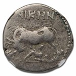 Illyria, Apollonia AR Drachm (2nd-1st Cent. BC) Fine NGC