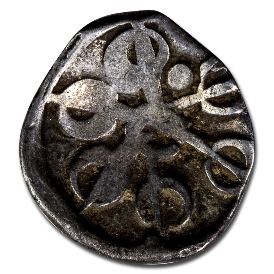 India Taxila AR 1/8th satamana (600 BC-303 BC) VF