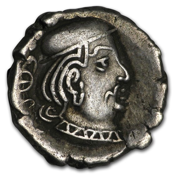 India Western Silver Drachm Satraps (238-415 AD) XF India Western Silver Drachm Satraps (238-415 AD) XF